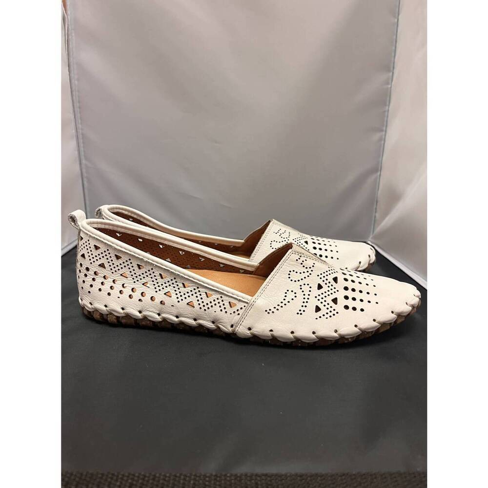 NEW SEAN ALAN women's luna shoe in white leather
